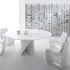 S Table Dining Table / White Base